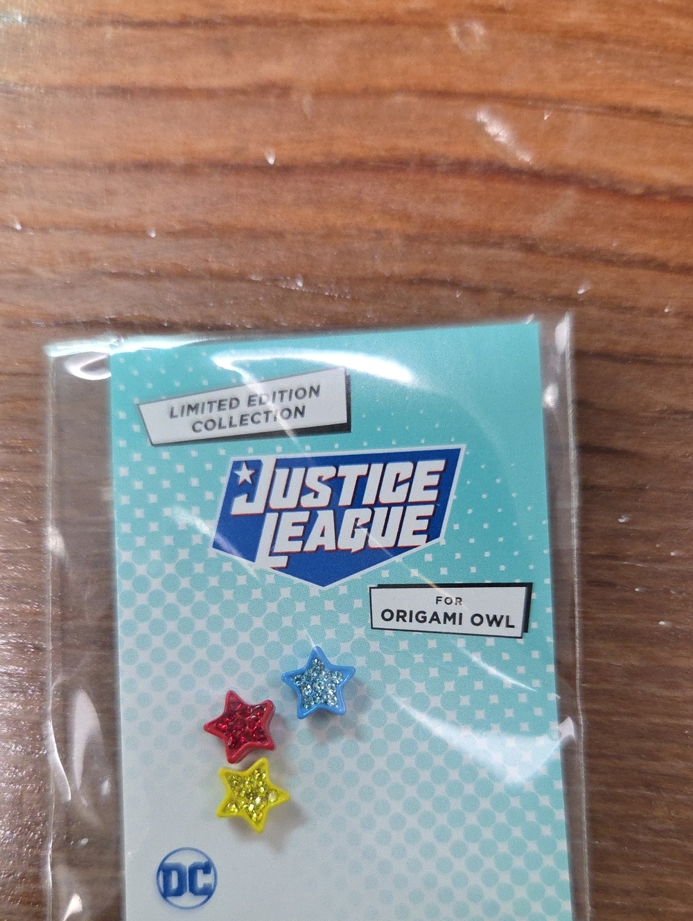 Origami Owl Justice League Red Blue Yellow Star Charms